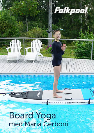 Broschyr Board yoga
